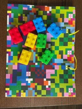 Lego Gift Bag/Tag & Lego Party Boxes